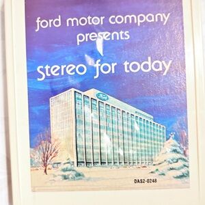 Ford Motor Company Stereo for Today 8 Track Cartridge